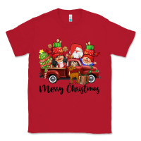 Red merry christmas truck gnomies Classic Tee - CowGirlArtShop