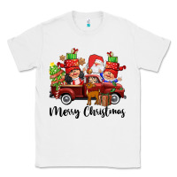 White merry christmas truck gnomies Classic Tee - CowGirlArtShop