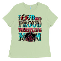 Matcha Loud and proud wrestling Mom Mother's Day Ladies Tee - CowGirlArtShop