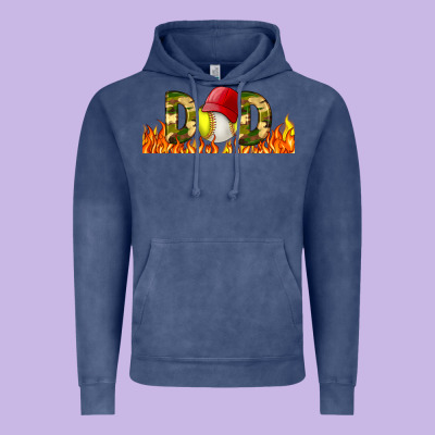 Baseball And Softball Dad Libbey Glass Vintage Hoodie Designed By Bundleandbundleshop