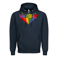 Navy lgbtqıa  pride week Zipper Hoodie - AdoDesignShop