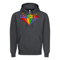 Smoke lgbtqıa  pride week Zipper Hoodie - AdoDesignShop