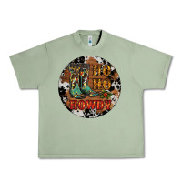 Oil Green Christmas Cowboy Boots Urban Heavy Tee - RanaPortraitStore