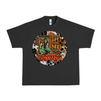 Pigment Black Christmas Cowboy Boots Urban Heavy Tee - RanaPortraitStore