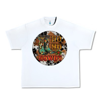 White Christmas Cowboy Boots Urban Heavy Tee - RanaPortraitStore