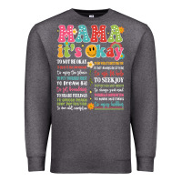 Charcoal Heather mama its okay Premium Sweatshirt - JahusDesignShop