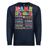 Navy mama its okay Premium Sweatshirt - JahusDesignShop