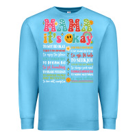 Ocean Blue mama its okay Premium Sweatshirt - JahusDesignShop