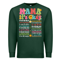 Sports Green mama its okay Premium Sweatshirt - JahusDesignShop