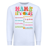 White mama its okay Premium Sweatshirt - JahusDesignShop