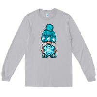 Moon Dust winter gnome with snowflake Long Sleeve Tee - BundleAndBundleShop