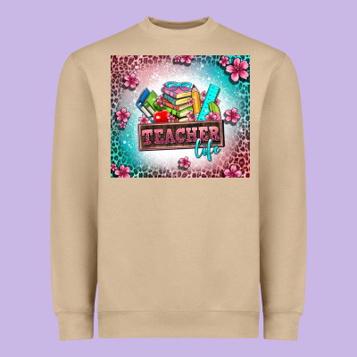 Teacher Life Heavyweight Sweatshirt Designed By Adodesignshop