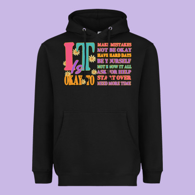 It Is Okay To Heavyweight Hoodie Designed By Jahusdesignshop