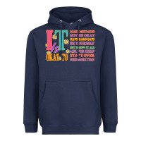 Navy it is okay to Heavyweight Hoodie - JahusDesignShop