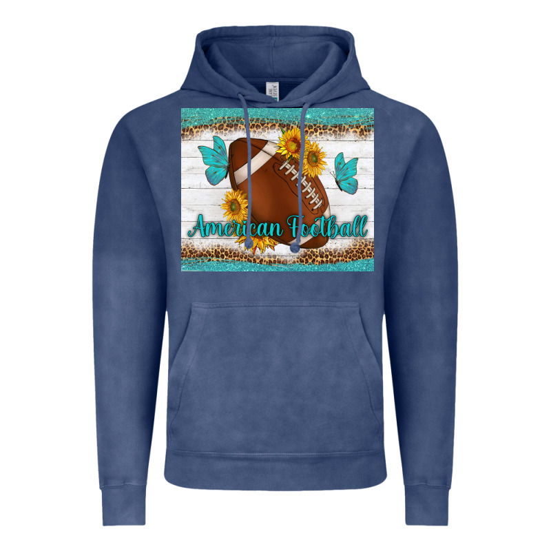 American Football And Butterfly Mousepad Vintage Hoodie by BundleAndBundleShop | Teevron