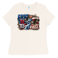 Bone Born to be free Ladies Tee - CowGirlArtShop
