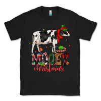 Black mooey christmas cow Classic Tee - CowGirlArtShop