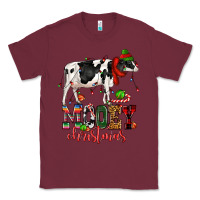 Burgundy mooey christmas cow Classic Tee - CowGirlArtShop