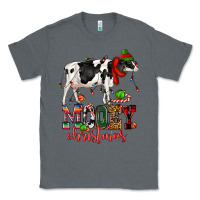Charcoal Heather mooey christmas cow Classic Tee - CowGirlArtShop