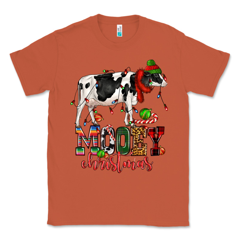 Mooey Christmas Cow Classic Tee by CowGirlArtShop | Teevron