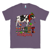 Lavender mooey christmas cow Classic Tee - CowGirlArtShop