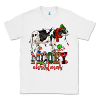 White mooey christmas cow Classic Tee - CowGirlArtShop