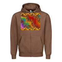 Chestnut pride sunflower  rainbow leopard Zipper Hoodie - AdoDesignShop