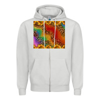 Dove Grey pride sunflower  rainbow leopard Zipper Hoodie - AdoDesignShop