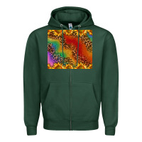Sports Green pride sunflower  rainbow leopard Zipper Hoodie - AdoDesignShop