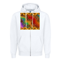 White pride sunflower  rainbow leopard Zipper Hoodie - AdoDesignShop