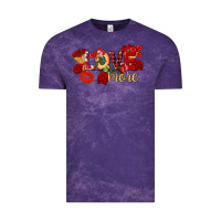 Cloud Purple Love more Valentine's Day Vintage Tee - FaDigitalArtStudio
