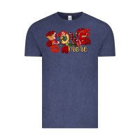 Vintage Denim Love more Valentine's Day Vintage Tee - FaDigitalArtStudio