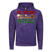 Cloud Purple on sunday we watch football Vintage Hoodie - BundleAndBundleShop