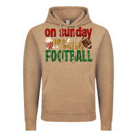 Vintage Coffee on sunday we watch football Vintage Hoodie - BundleAndBundleShop