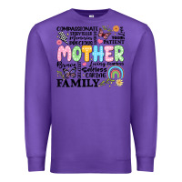 Purple retro mother Premium Sweatshirt - JahusDesignShop