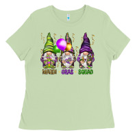 Matcha Mardi Gras squad with gnomies Ladies Tee - HowdyJamesFarm