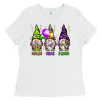 Mardi Gras Squad With Gnomies Ladies Tee | Teevron