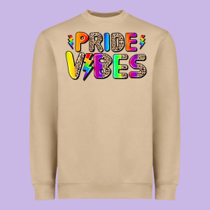 Prıde Vıbes Heavyweight Sweatshirt Designed By Adodesignshop