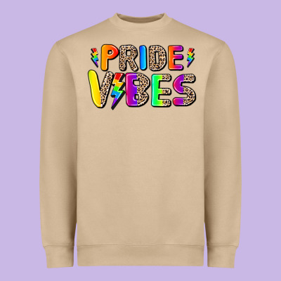 Prıde Vıbes Heavyweight Sweatshirt Designed By Adodesignshop
