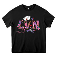 Black valentines day lvn Heavy Core Tee - RanaPortraitStore