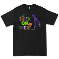 Black trick or treat Premium Tee - CowGirlArtShop