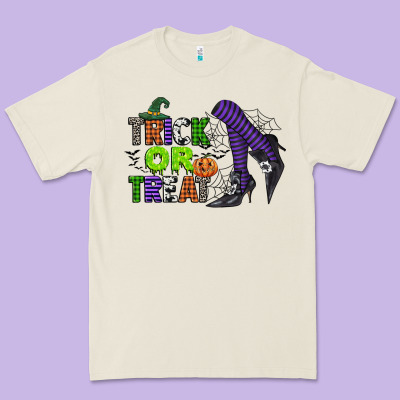 Trick Or Treat Premium Tee Designed By Cowgirlartshop
