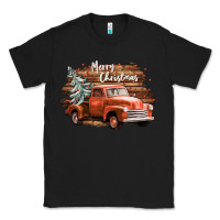 Black merry christmas truck Classic Tee - CowGirlArtShop