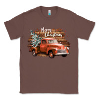 Chestnut merry christmas truck Classic Tee - CowGirlArtShop