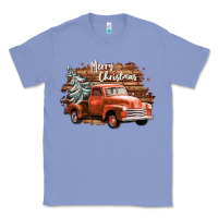 Colony Blue merry christmas truck Classic Tee - CowGirlArtShop