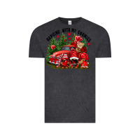 Vintage Black Valentine's Day hanging with my gnomies Vintage Tee - FaDigitalArtStudio