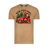 Valentine's Day Hanging With My Gnomies Vintage Tee | Teevron
