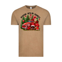 Vintage Coffee Valentine's Day hanging with my gnomies Vintage Tee - FaDigitalArtStudio