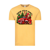 Vintage Mustard Valentine's Day hanging with my gnomies Vintage Tee - FaDigitalArtStudio