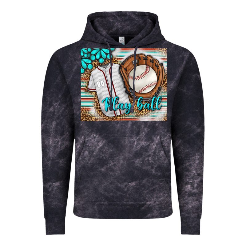 Baseball Play Ball With Leopard Mousepad Vintage Hoodie by BundleAndBundleShop | Teevron